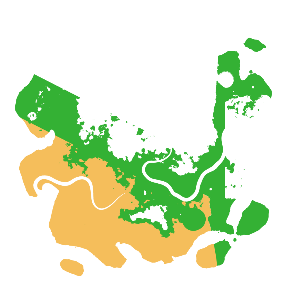 Biome Rust Map: Procedural Map, Size: 3550, Seed: 341272