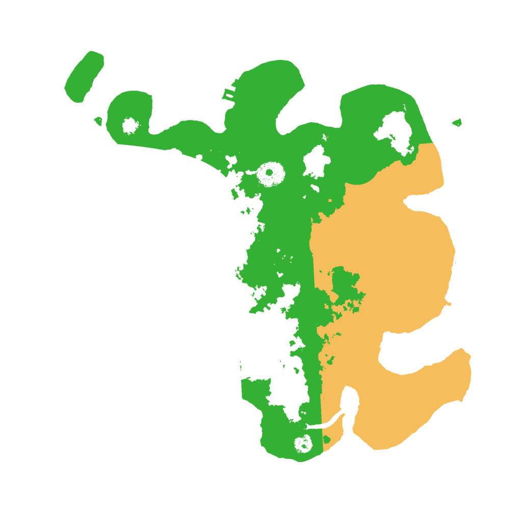 Biome Rust Map: Procedural Map, Size: 3000, Seed: 541651