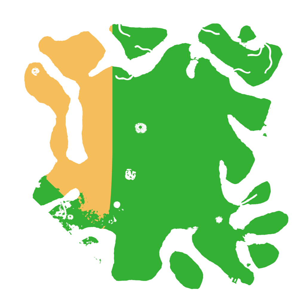 Biome Rust Map: Procedural Map, Size: 4096, Seed: 8888