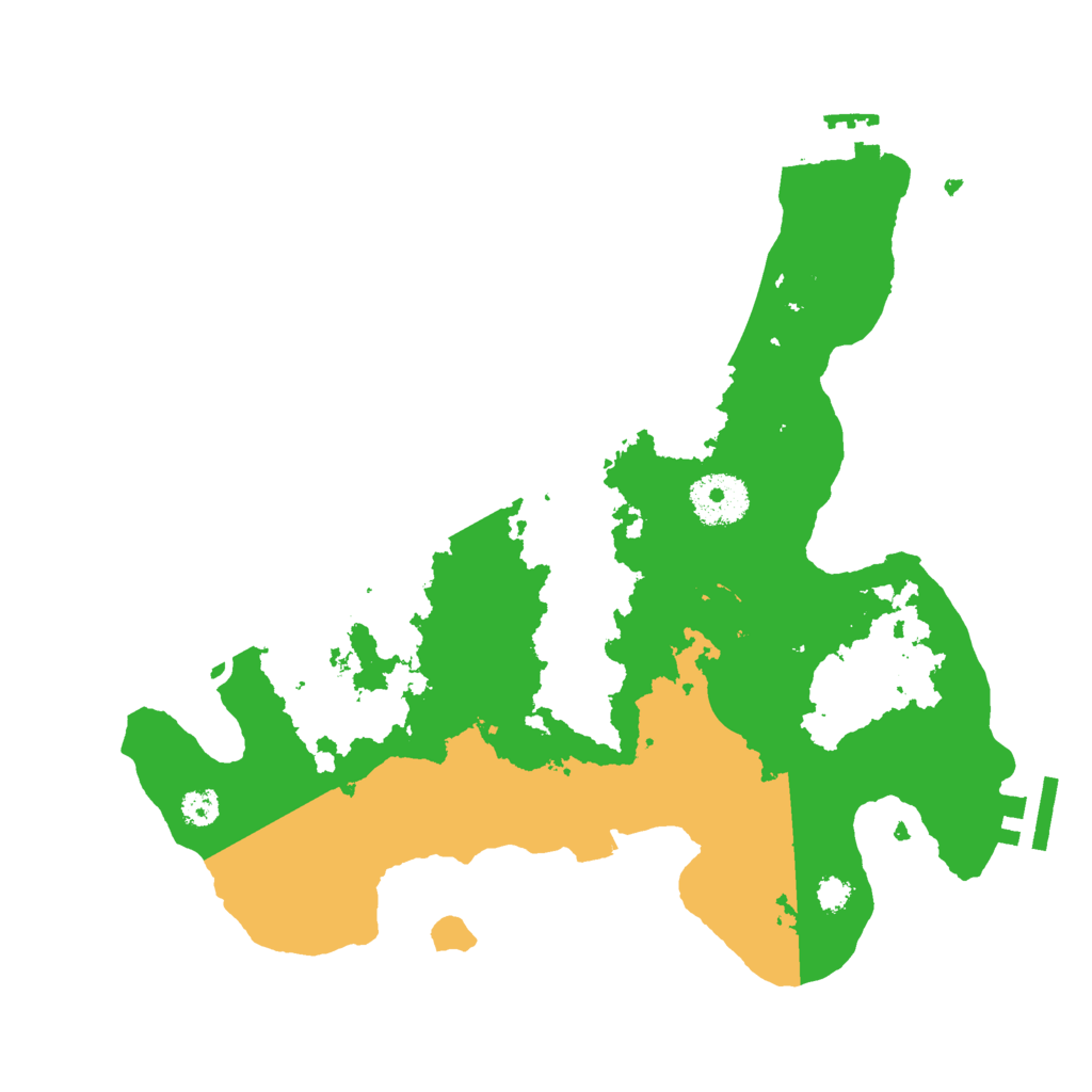 Biome Rust Map: Procedural Map, Size: 3000, Seed: 1454119764