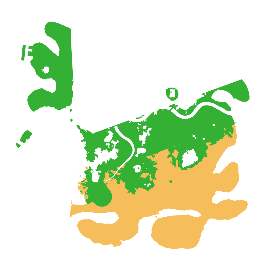 Biome Rust Map: Procedural Map, Size: 3500, Seed: 993366204