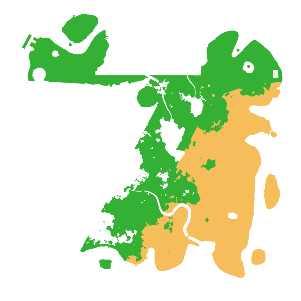 Biome Rust Map: Procedural Map, Size: 4000, Seed: 801843