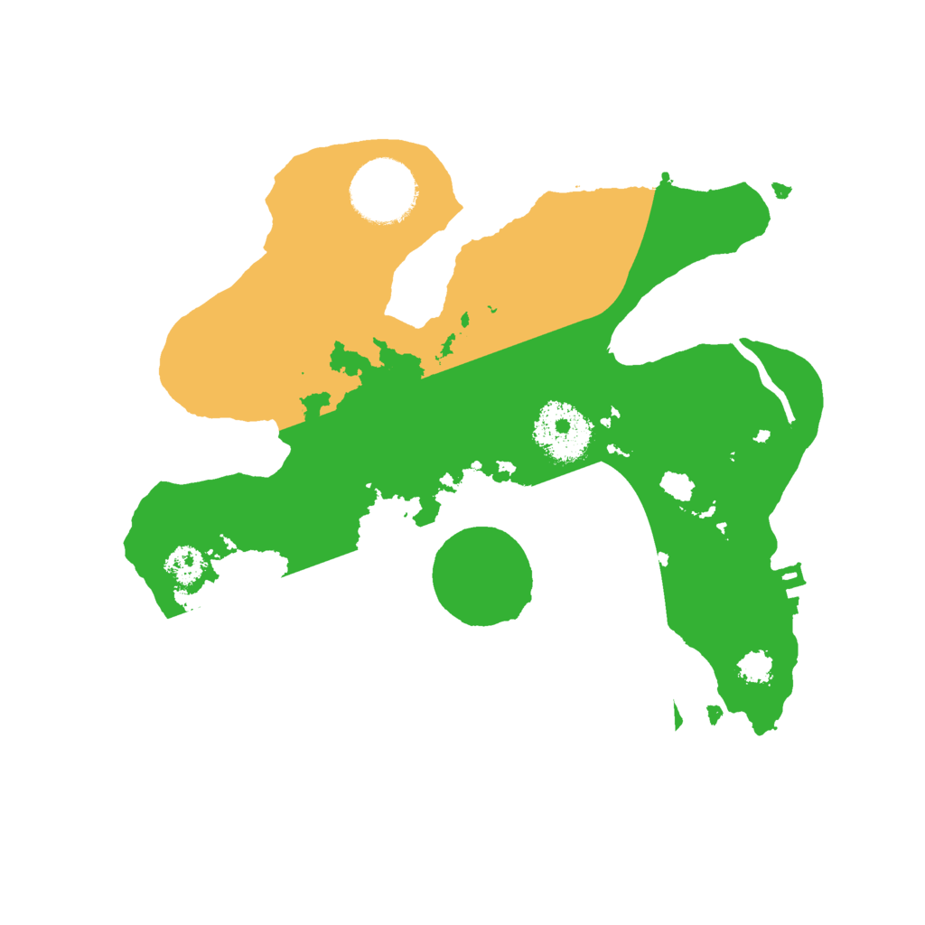 Biome Rust Map: Procedural Map, Size: 2500, Seed: 1429178572