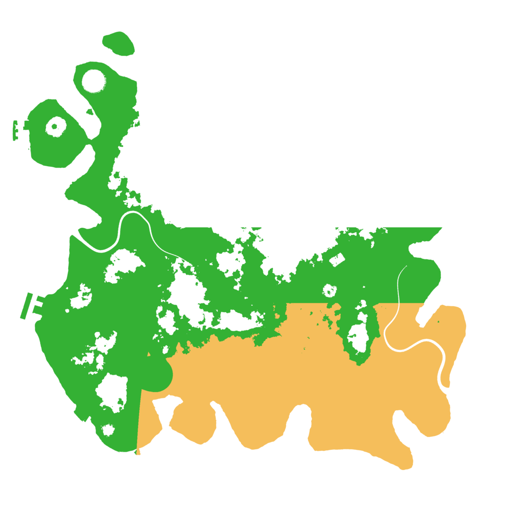 Biome Rust Map: Procedural Map, Size: 3800, Seed: 47233