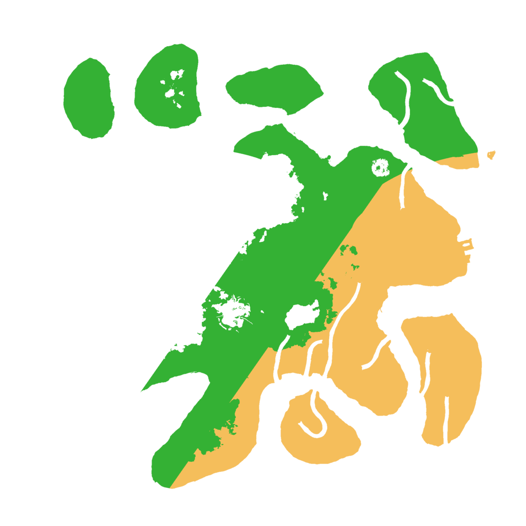 Biome Rust Map: Procedural Map, Size: 3000, Seed: 5425