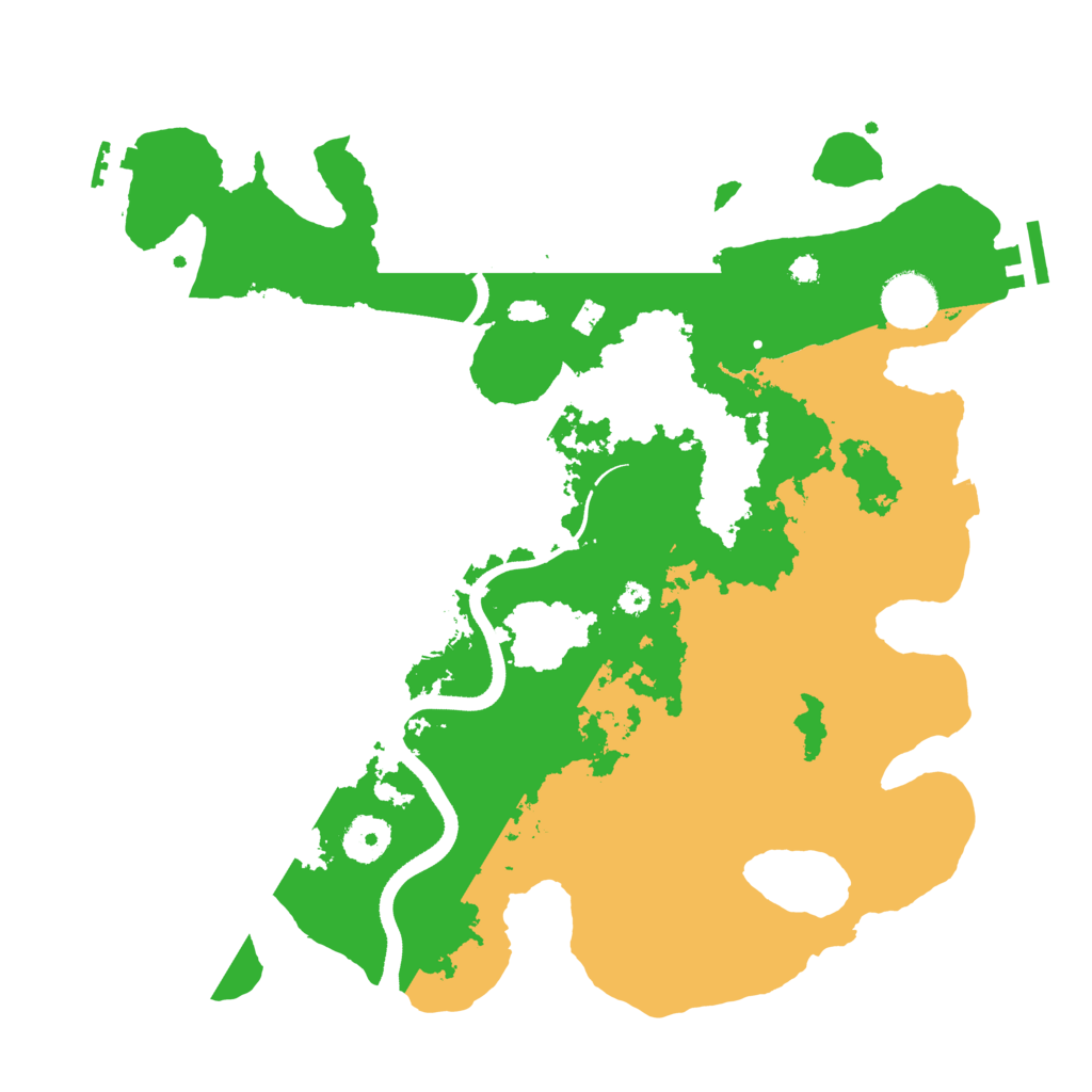 Biome Rust Map: Procedural Map, Size: 3500, Seed: 780811429