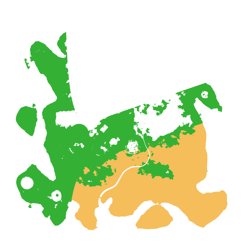 Biome Rust Map: Procedural Map, Size: 3500, Seed: 2403