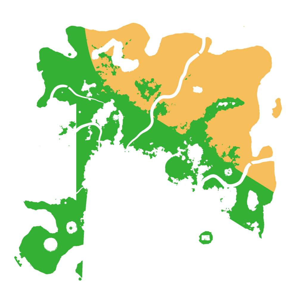 Biome Rust Map: Procedural Map, Size: 4000, Seed: 501369864