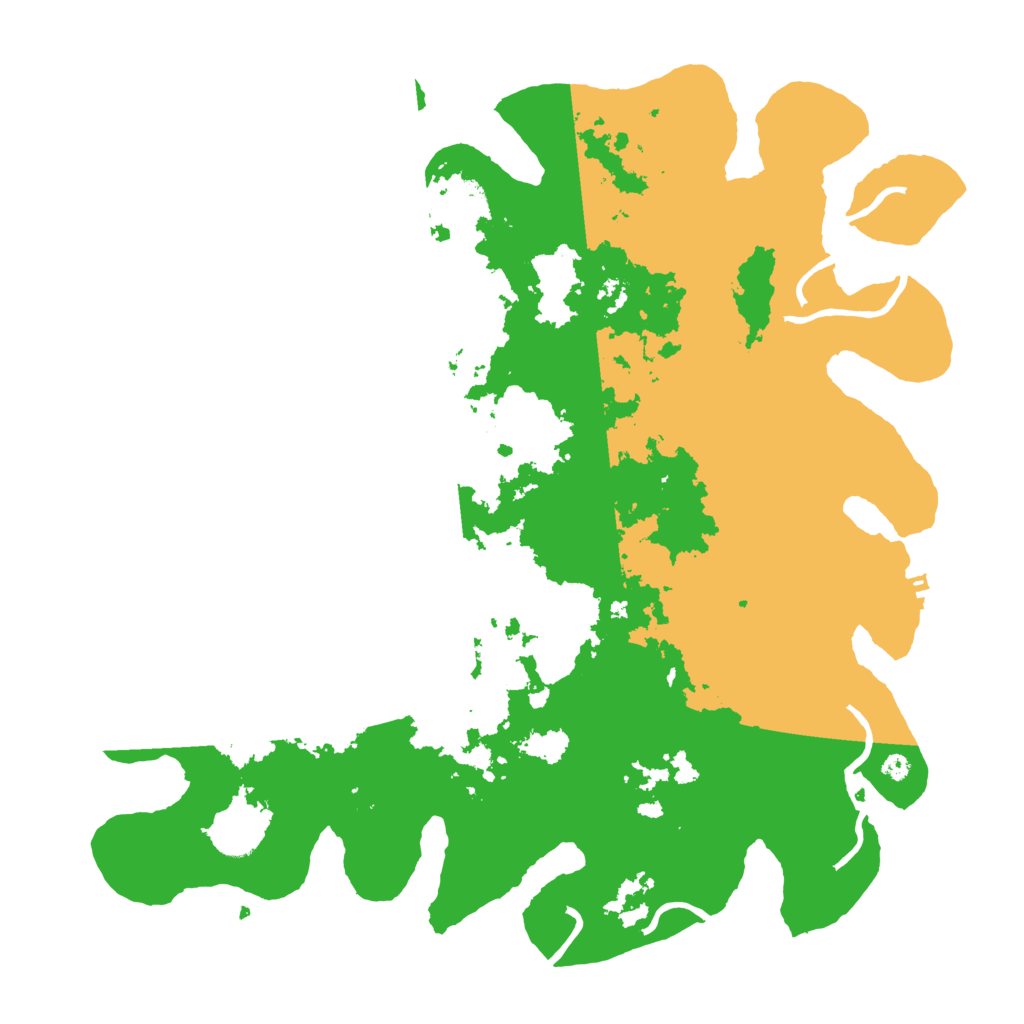 Biome Rust Map: Procedural Map, Size: 4000, Seed: 95253
