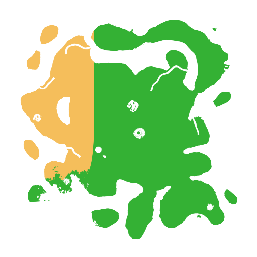 Biome Rust Map: Procedural Map, Size: 3500, Seed: 58018076