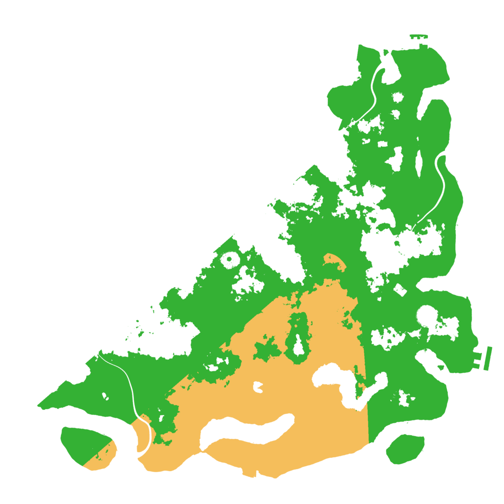 Biome Rust Map: Procedural Map, Size: 4250, Seed: 230276596