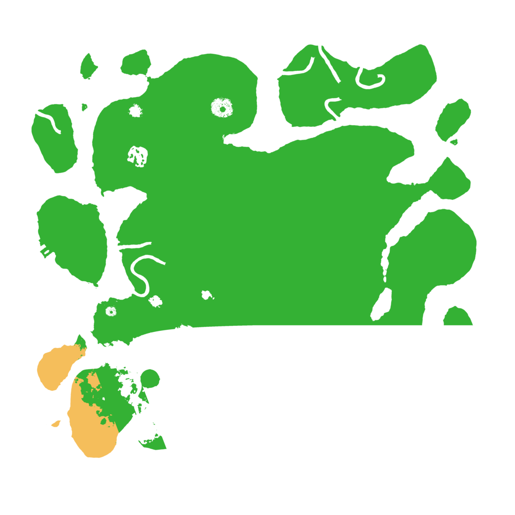 Biome Rust Map: Procedural Map, Size: 3700, Seed: 2028711792