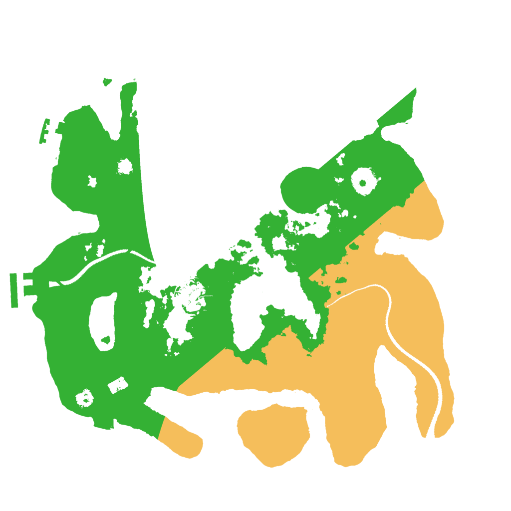 Biome Rust Map: Procedural Map, Size: 3000, Seed: 720985