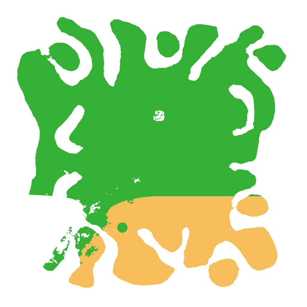 Biome Rust Map: Barren, Size: 4000, Seed: 1358