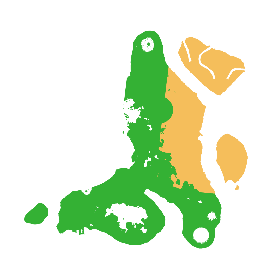 Biome Rust Map: Procedural Map, Size: 3000, Seed: 114589