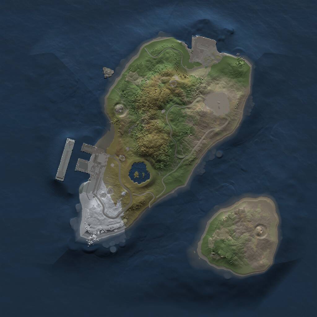 Rust Map: Procedural Map, Size: 1500, Seed: 6379543, 2 Monuments