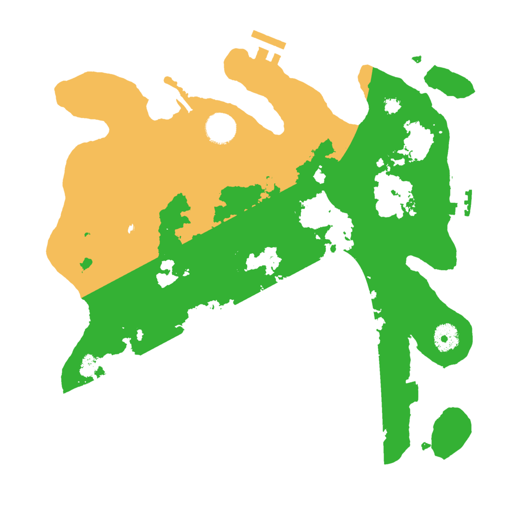 Biome Rust Map: Procedural Map, Size: 3000, Seed: 876538