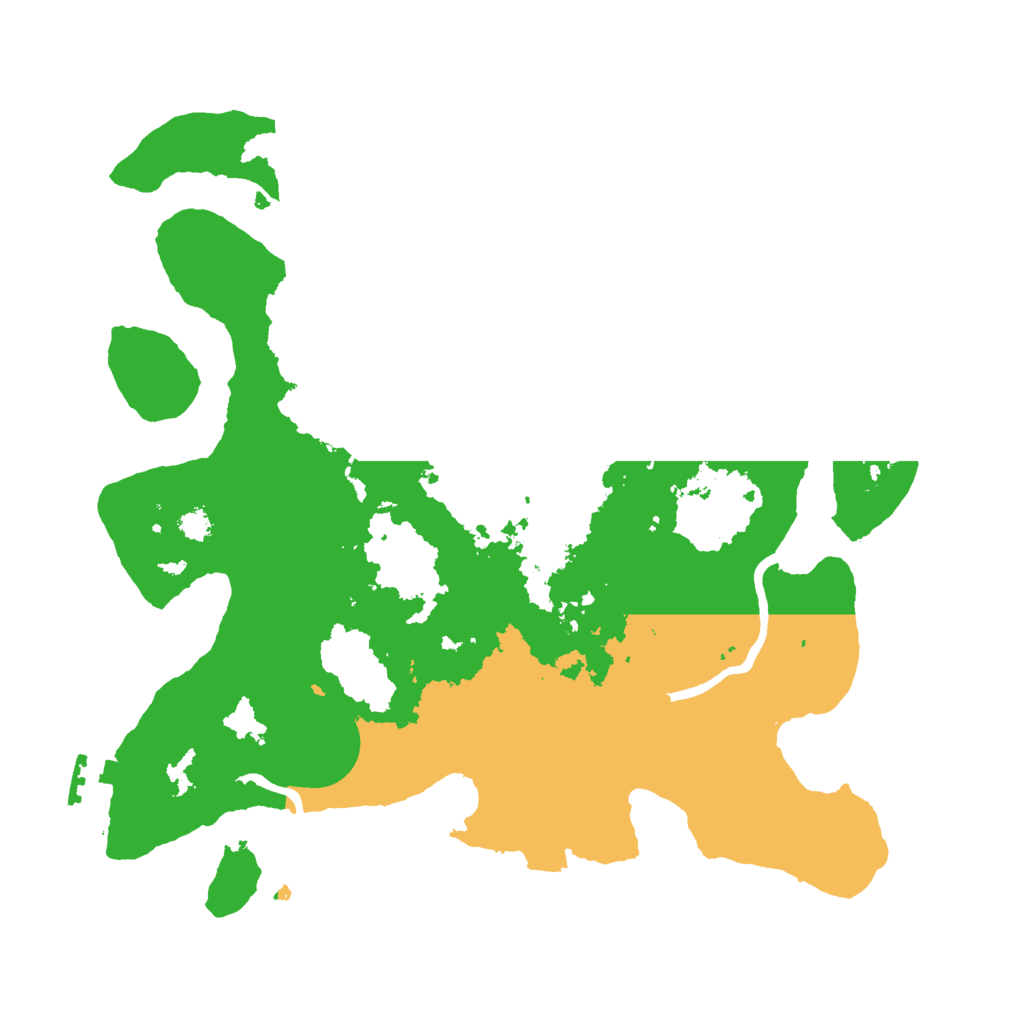 Biome Rust Map: Procedural Map, Size: 3000, Seed: 124387