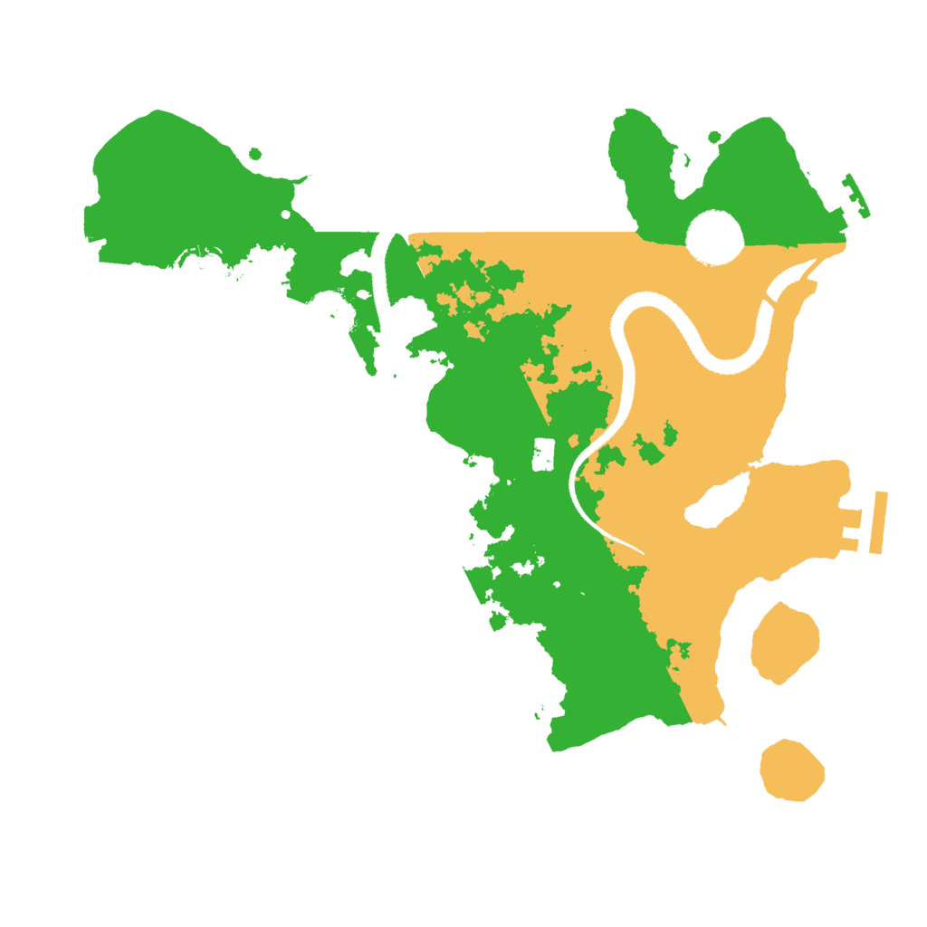 Biome Rust Map: Procedural Map, Size: 3000, Seed: 113183