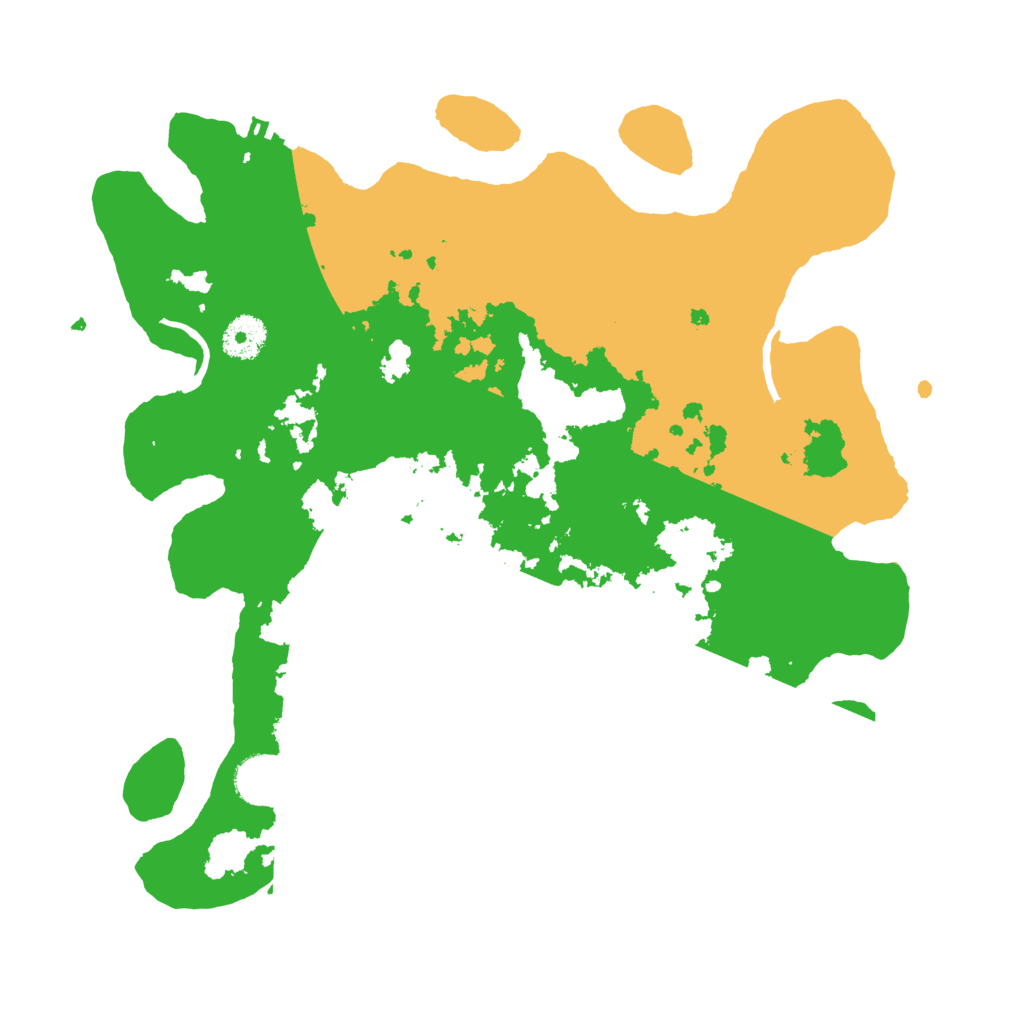 Biome Rust Map: Procedural Map, Size: 3550, Seed: 299316