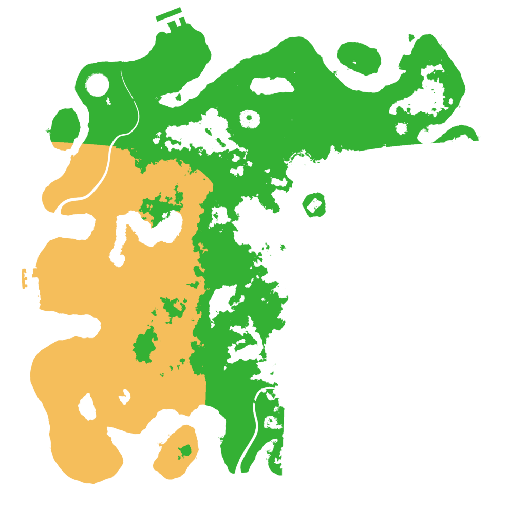 Biome Rust Map: Procedural Map, Size: 4000, Seed: 3207558