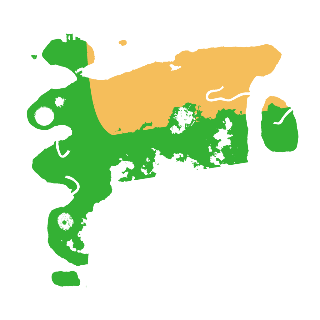 Biome Rust Map: Procedural Map, Size: 3000, Seed: 139618