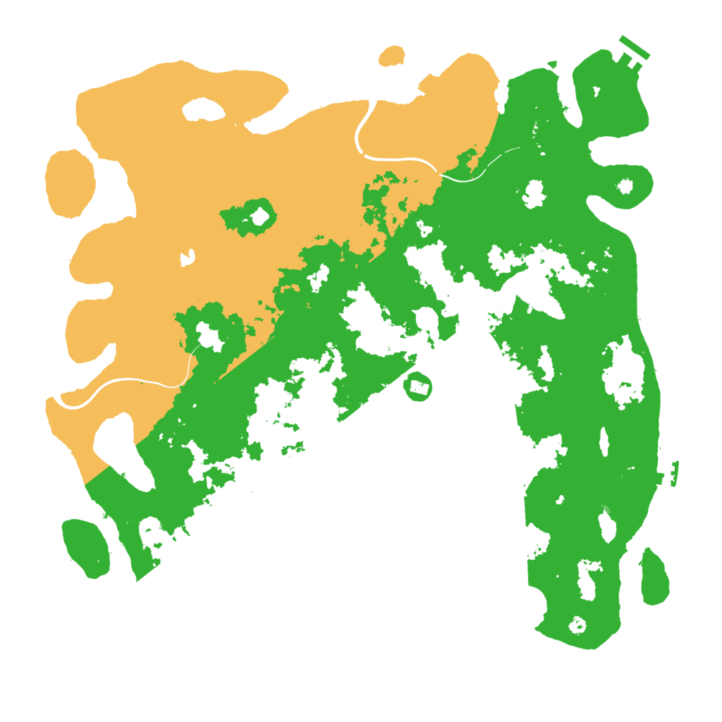 Biome Rust Map: Procedural Map, Size: 4250, Seed: 97517555