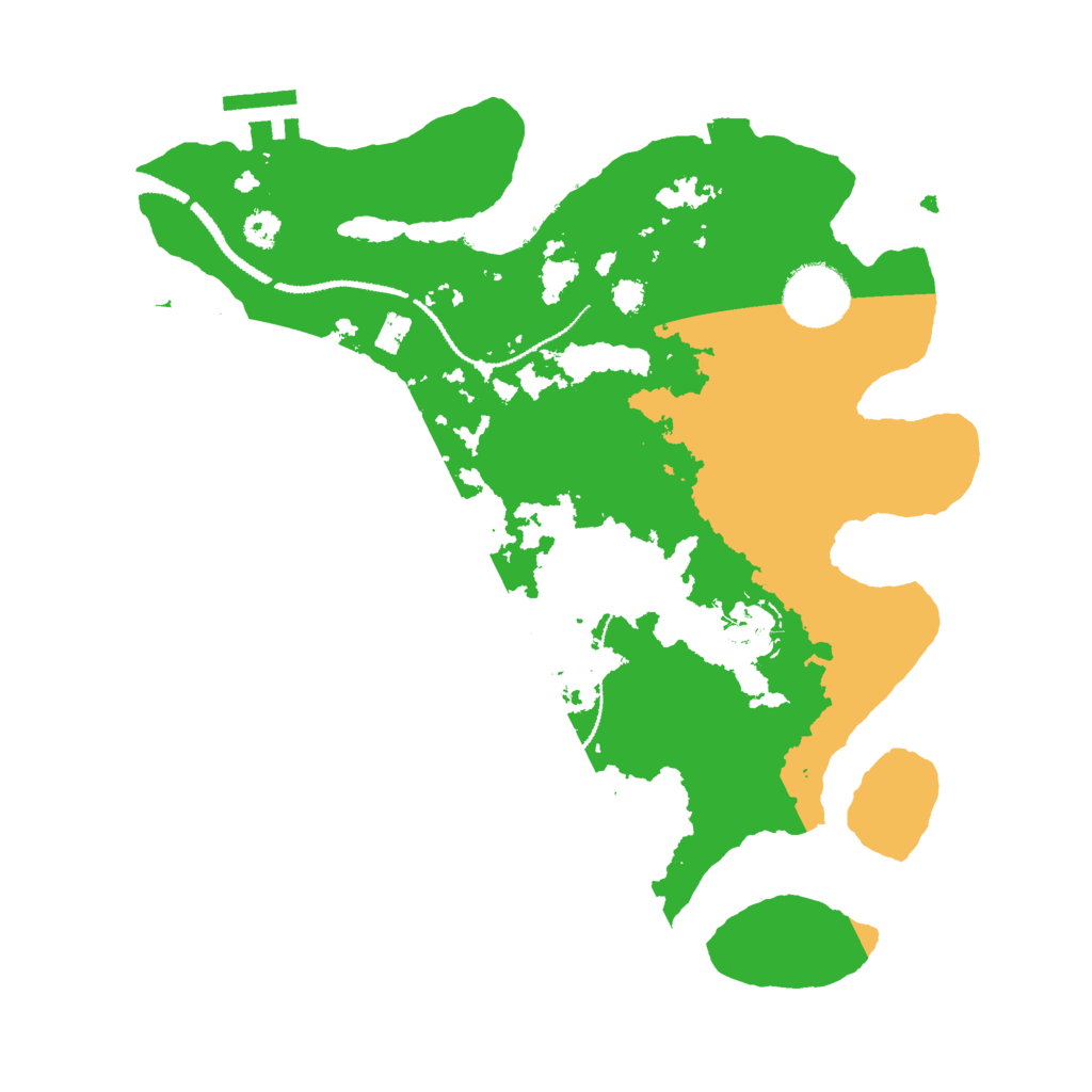 Biome Rust Map: Procedural Map, Size: 3000, Seed: 431828