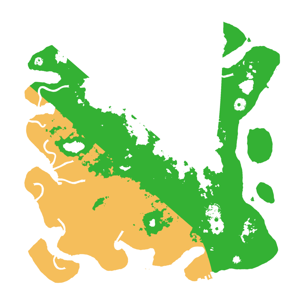 Biome Rust Map: Procedural Map, Size: 3700, Seed: 143075106