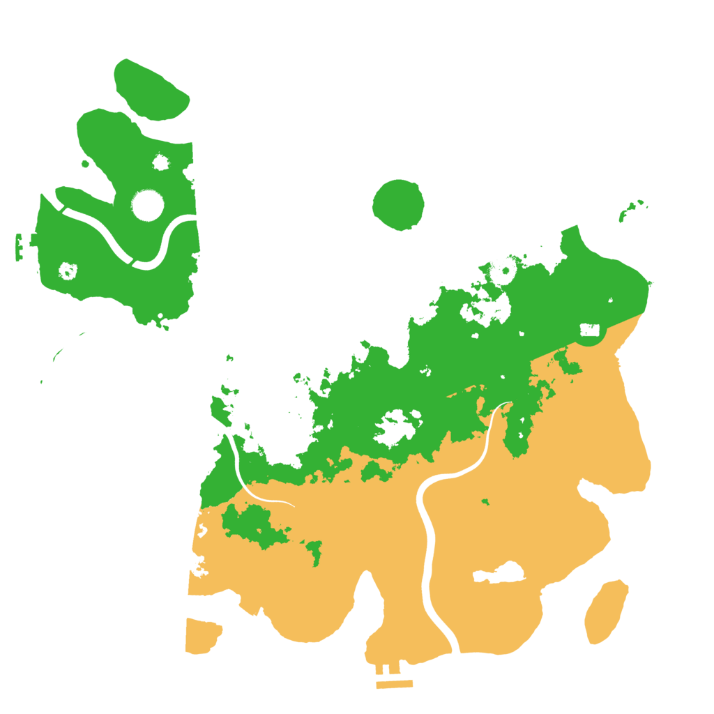 Biome Rust Map: Procedural Map, Size: 3950, Seed: 1108835411