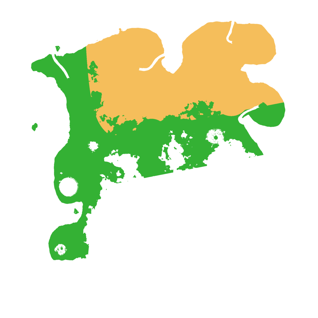 Biome Rust Map: Procedural Map, Size: 3000, Seed: 62434475