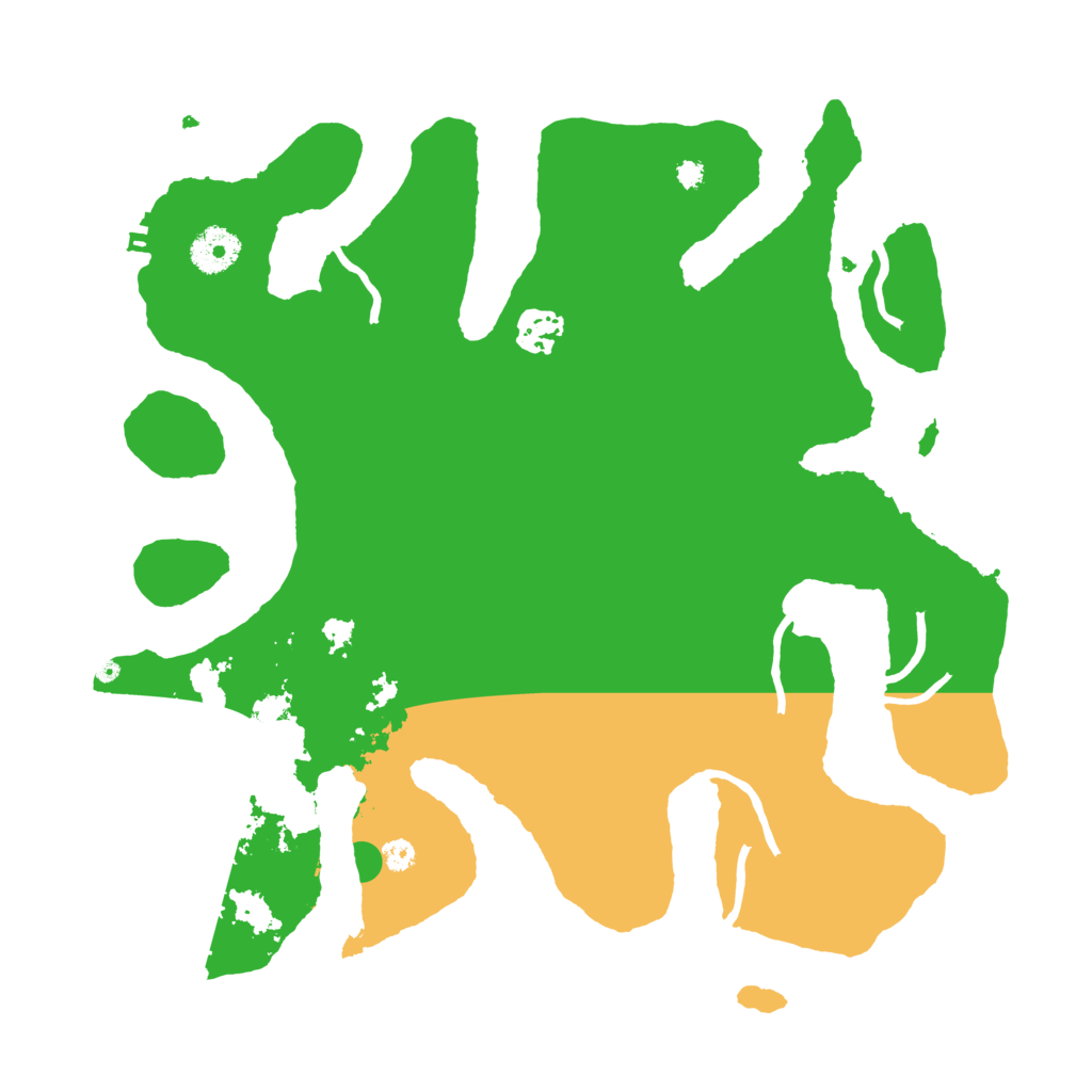 Biome Rust Map: Procedural Map, Size: 3500, Seed: 29215