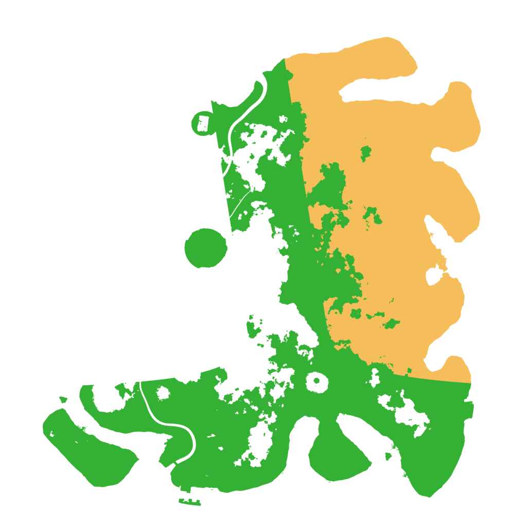 Biome Rust Map: Procedural Map, Size: 3600, Seed: 918052646
