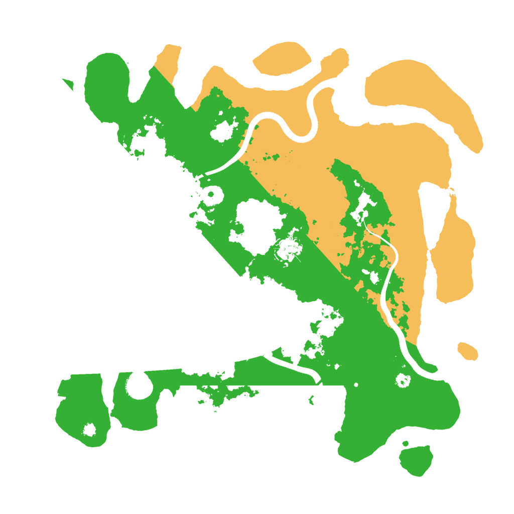 Biome Rust Map: Procedural Map, Size: 3550, Seed: 434548