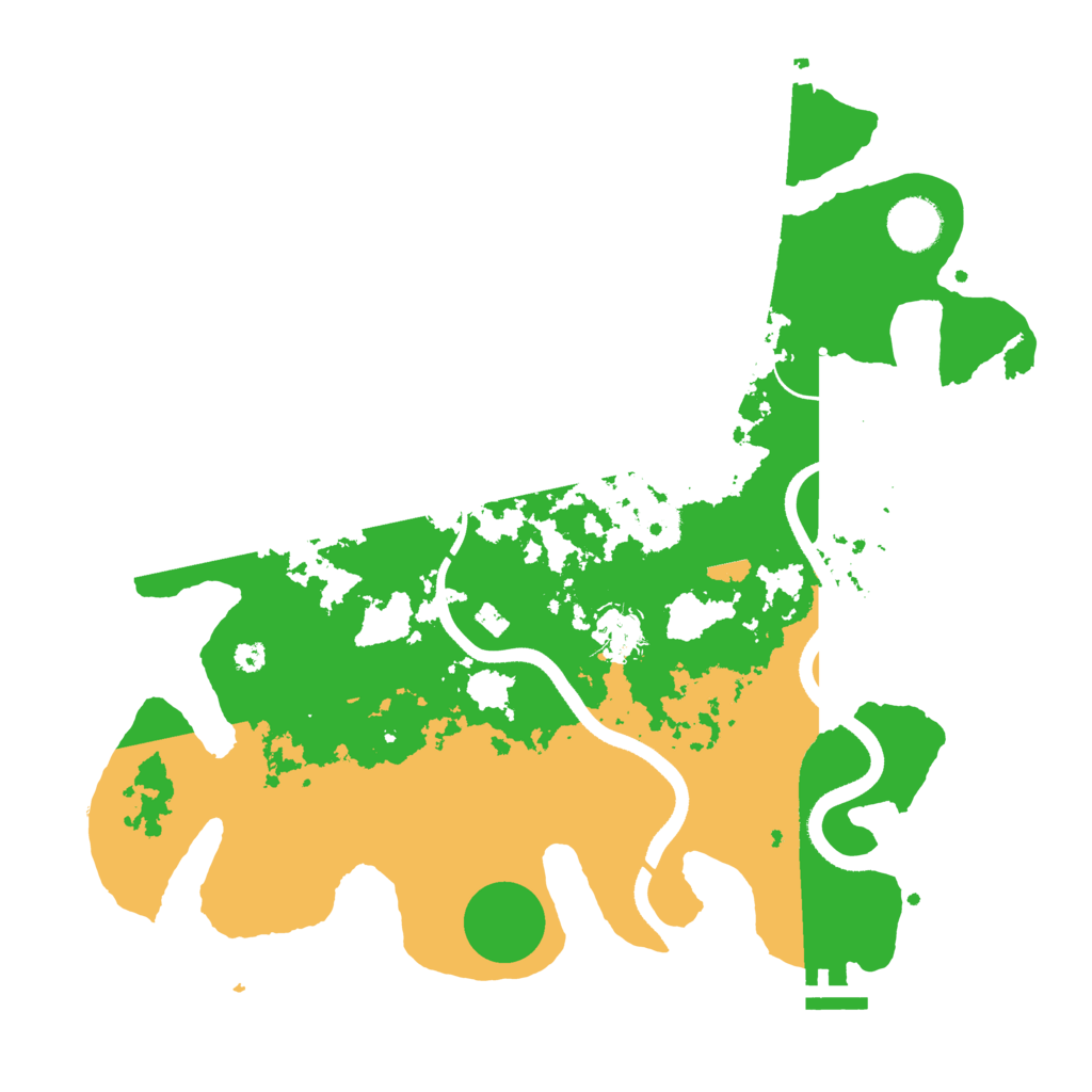 Biome Rust Map: Procedural Map, Size: 3550, Seed: 929672