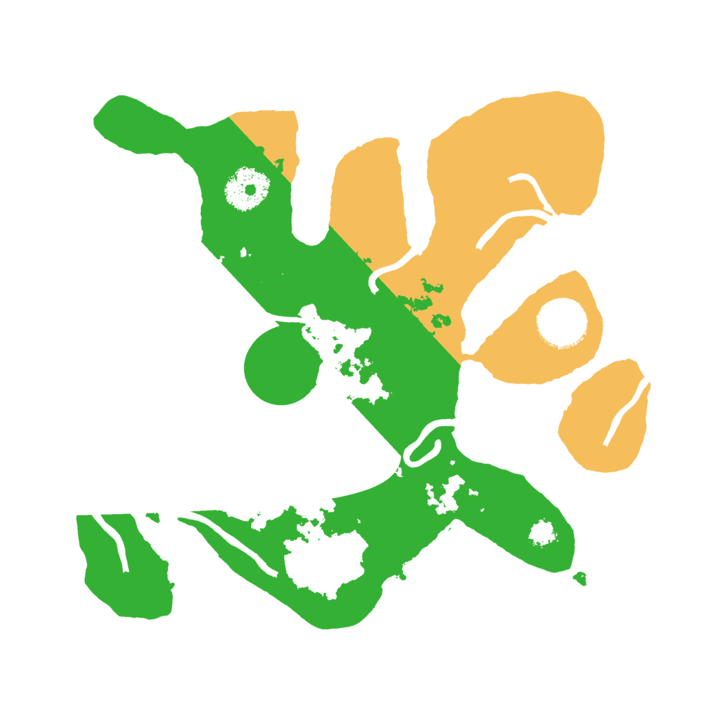 Biome Rust Map: Procedural Map, Size: 2500, Seed: 13375054