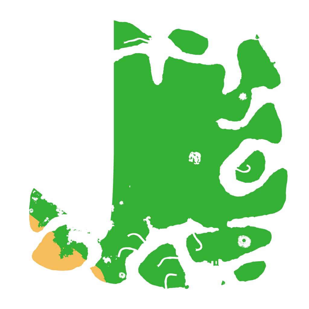 Biome Rust Map: Procedural Map, Size: 3650, Seed: 1231