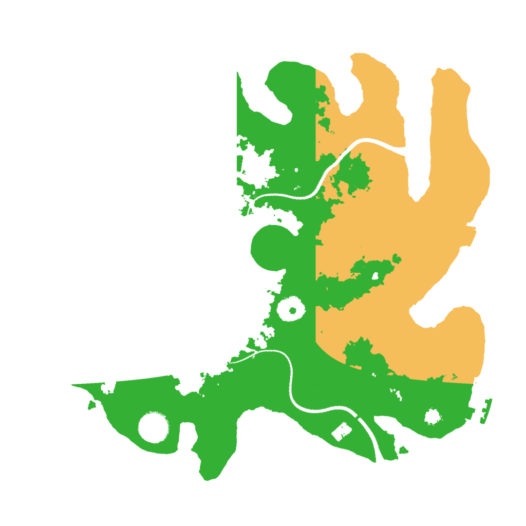 Biome Rust Map: Procedural Map, Size: 3033, Seed: 1369442662