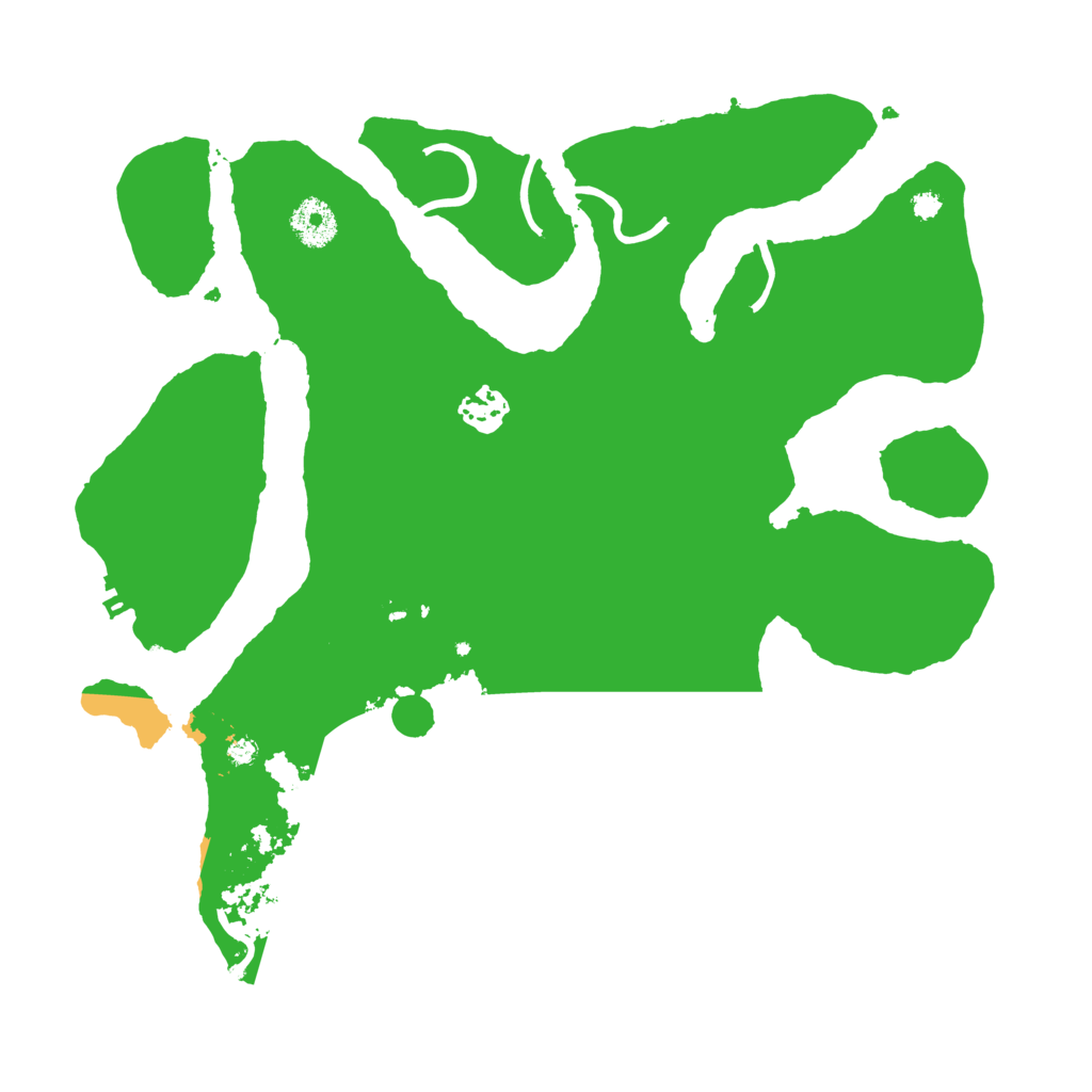 Biome Rust Map: Procedural Map, Size: 3500, Seed: 530278753