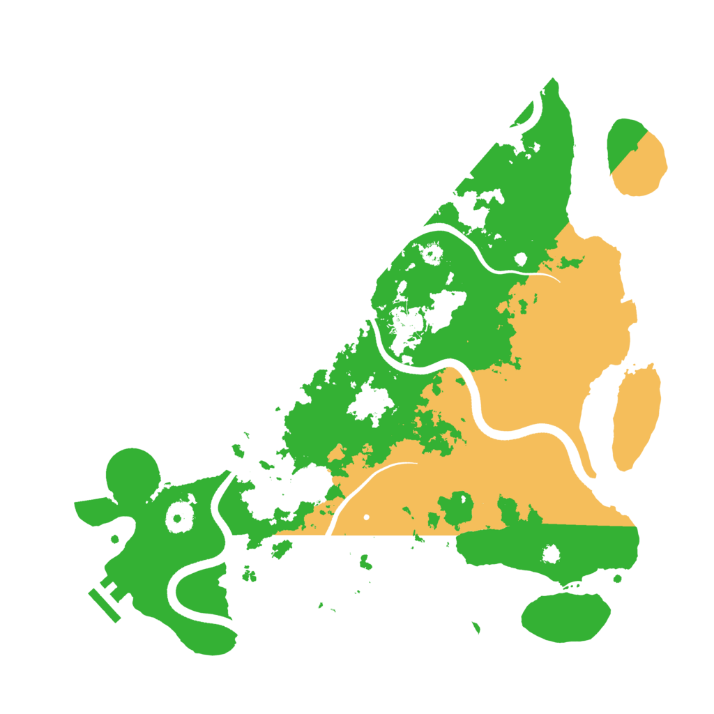 Biome Rust Map: Procedural Map, Size: 3550, Seed: 969257