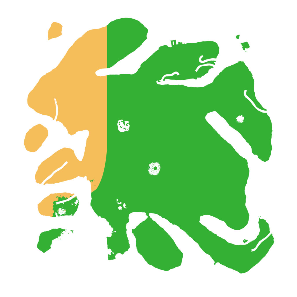 Biome Rust Map: Procedural Map, Size: 3500, Seed: 601286434