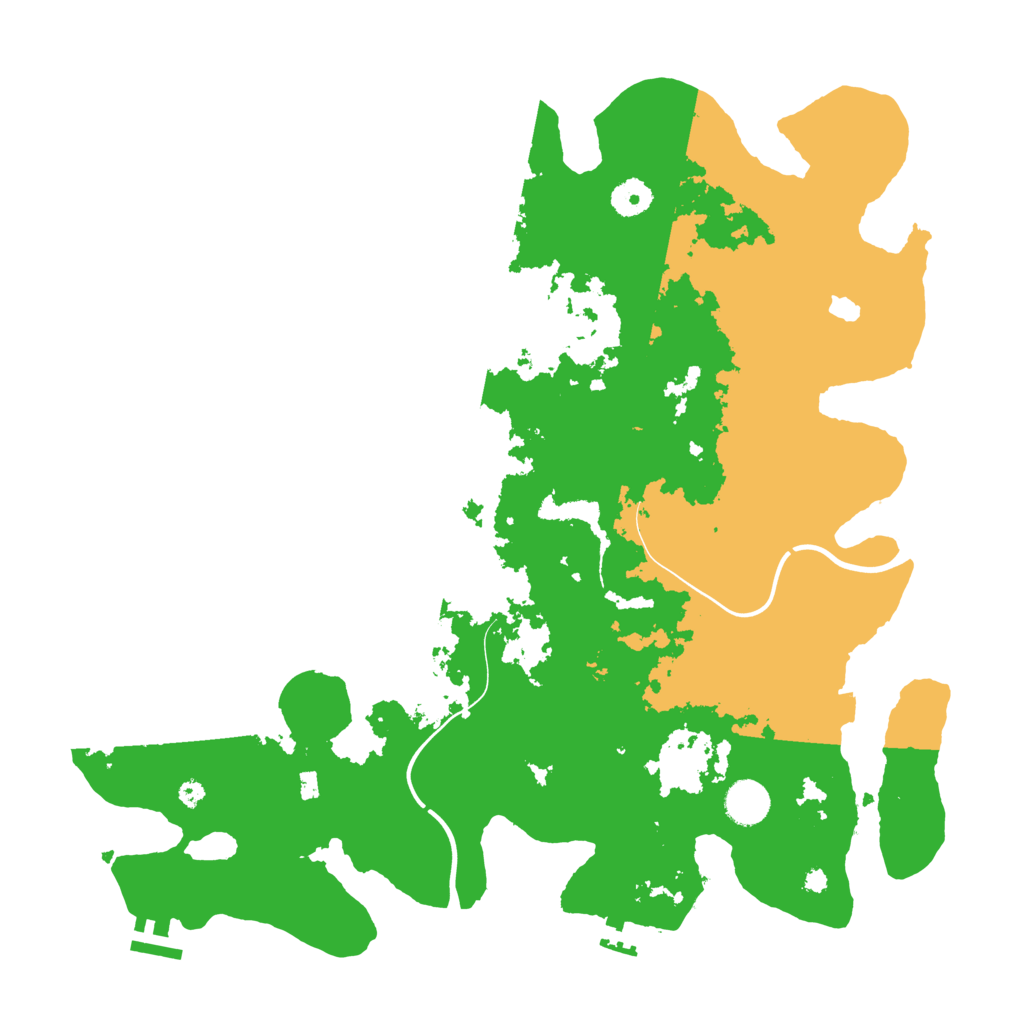 Biome Rust Map: Procedural Map, Size: 4000, Seed: 166694663