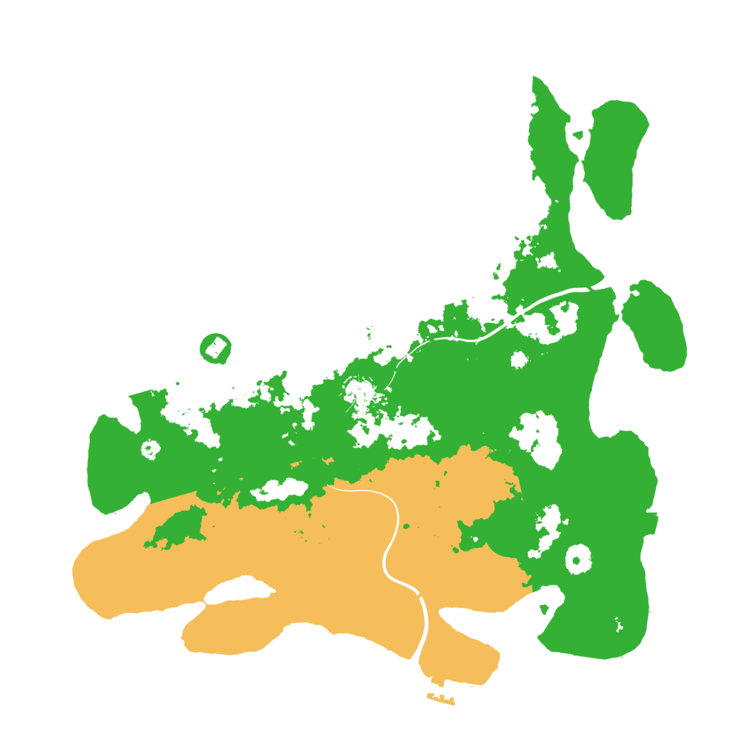 Biome Rust Map: Procedural Map, Size: 3850, Seed: 1883557084