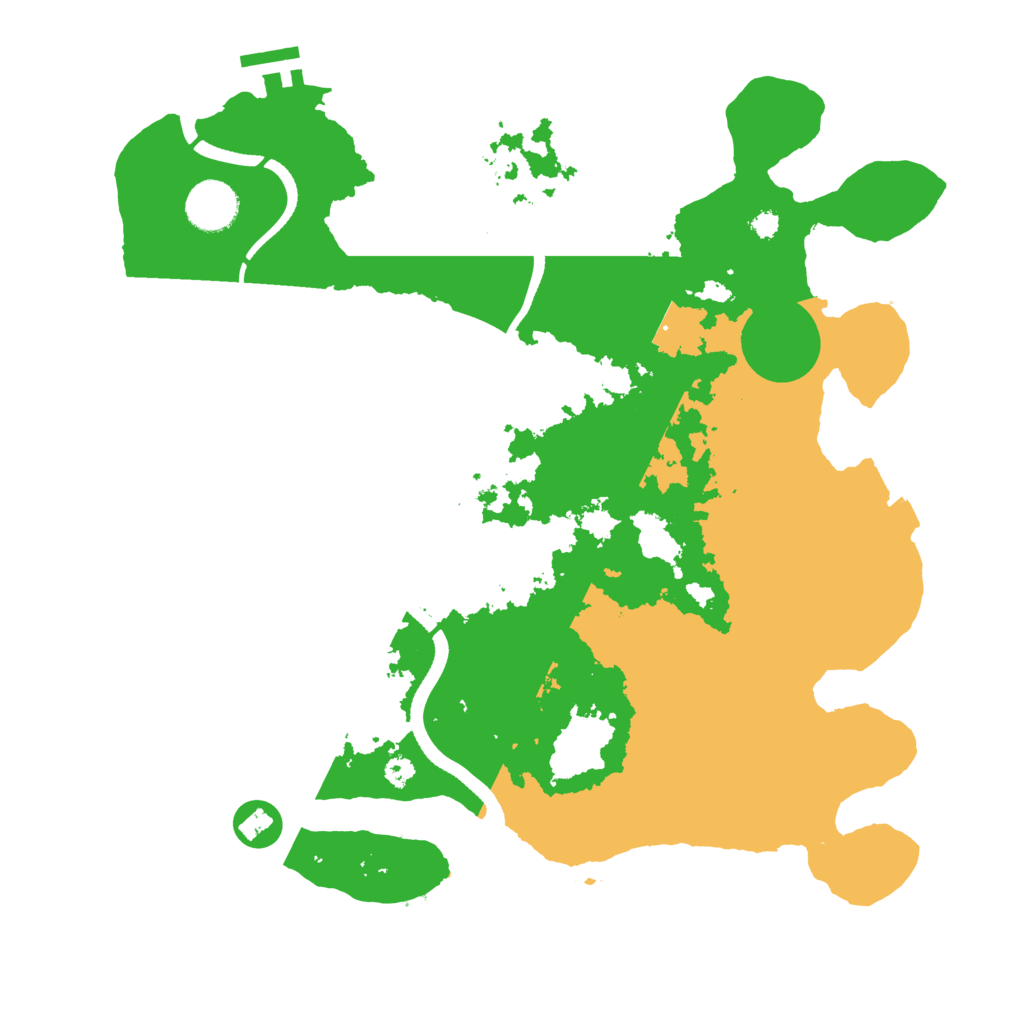 Biome Rust Map: Procedural Map, Size: 3500, Seed: 357864891
