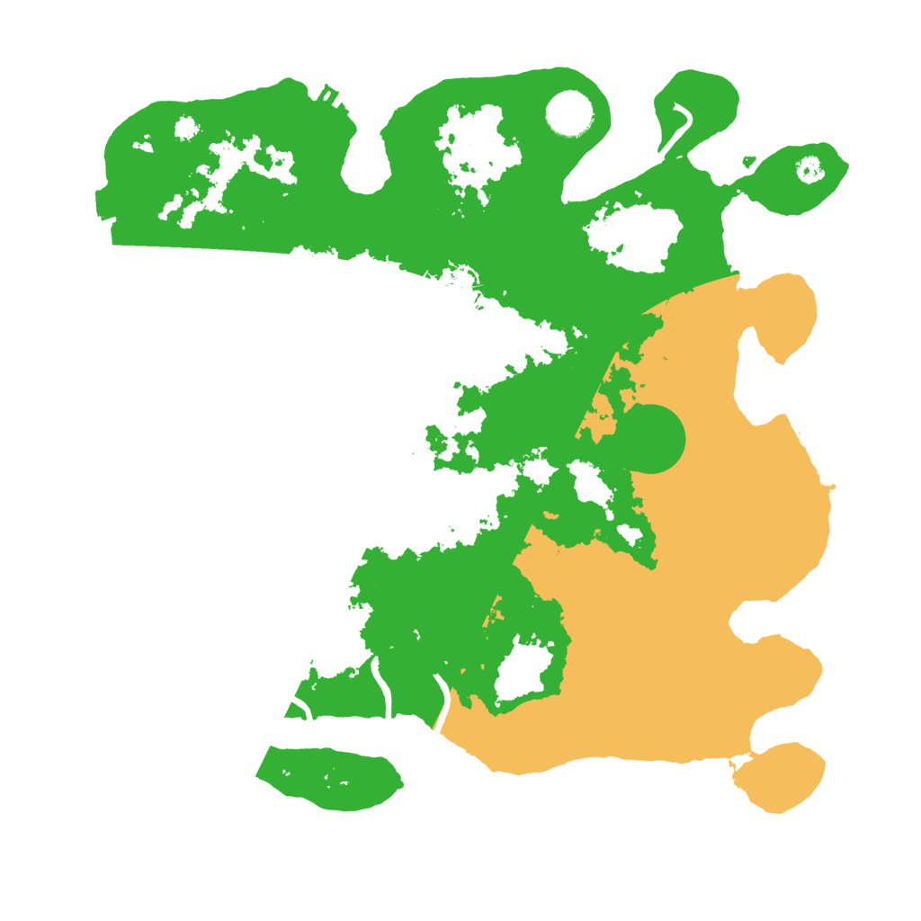 Biome Rust Map: Procedural Map, Size: 3500, Seed: 357864891