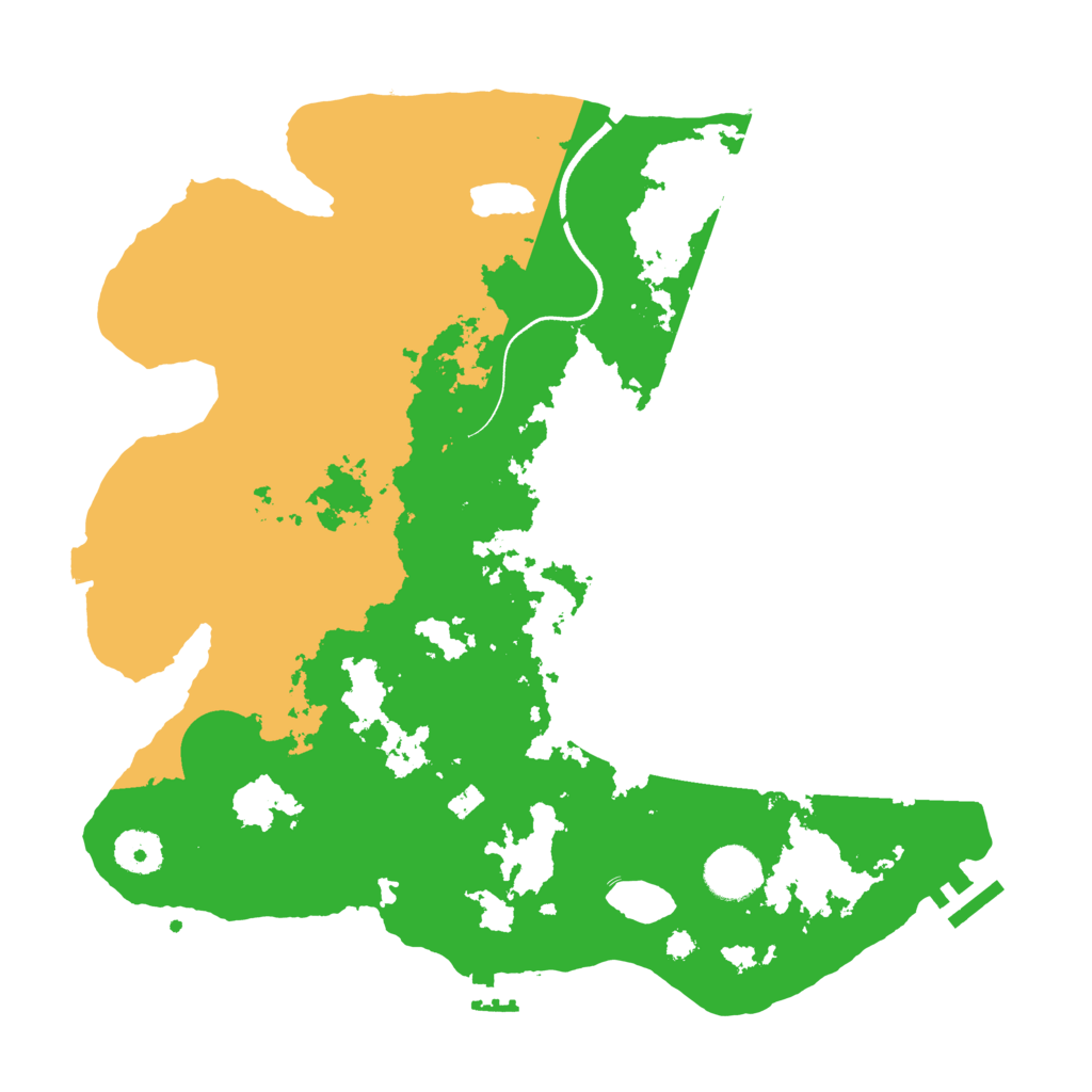 Biome Rust Map: Procedural Map, Size: 3500, Seed: 1658932049