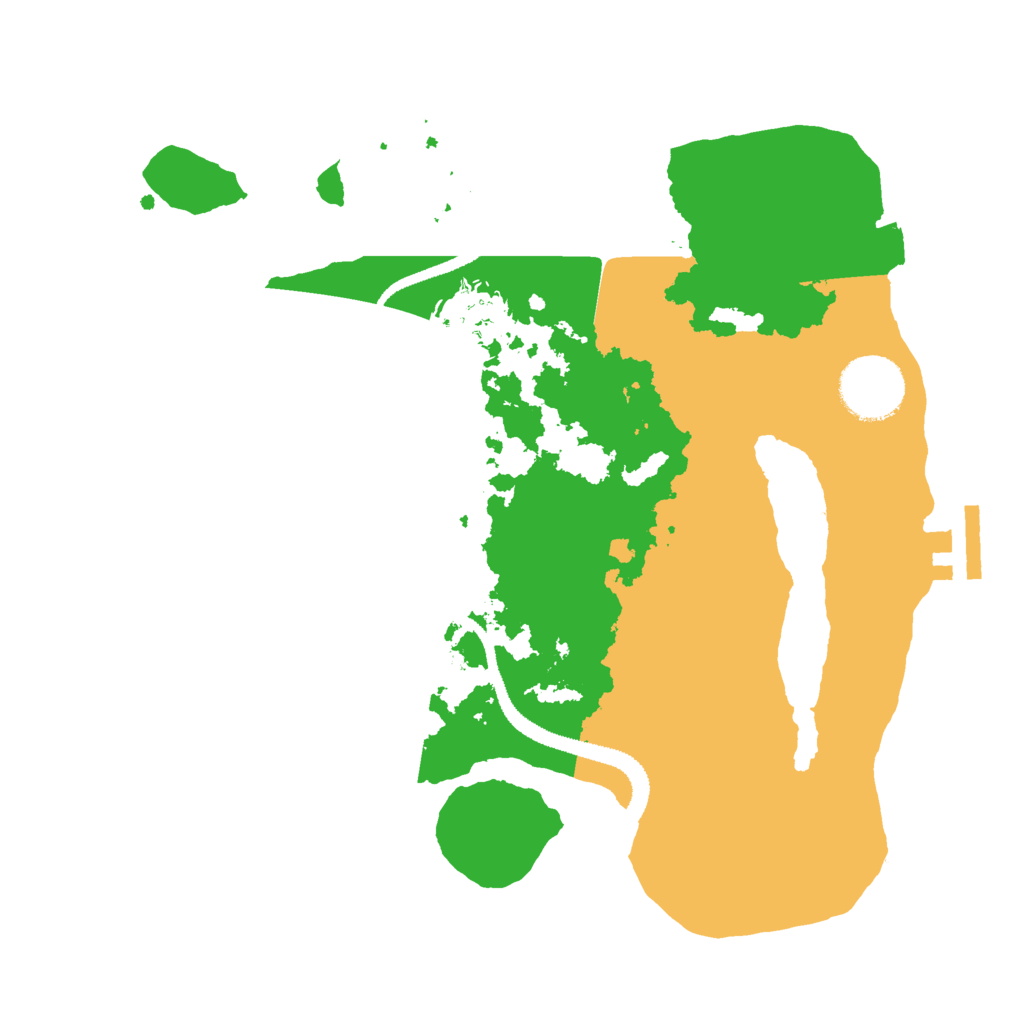 Biome Rust Map: Procedural Map, Size: 2800, Seed: 223442