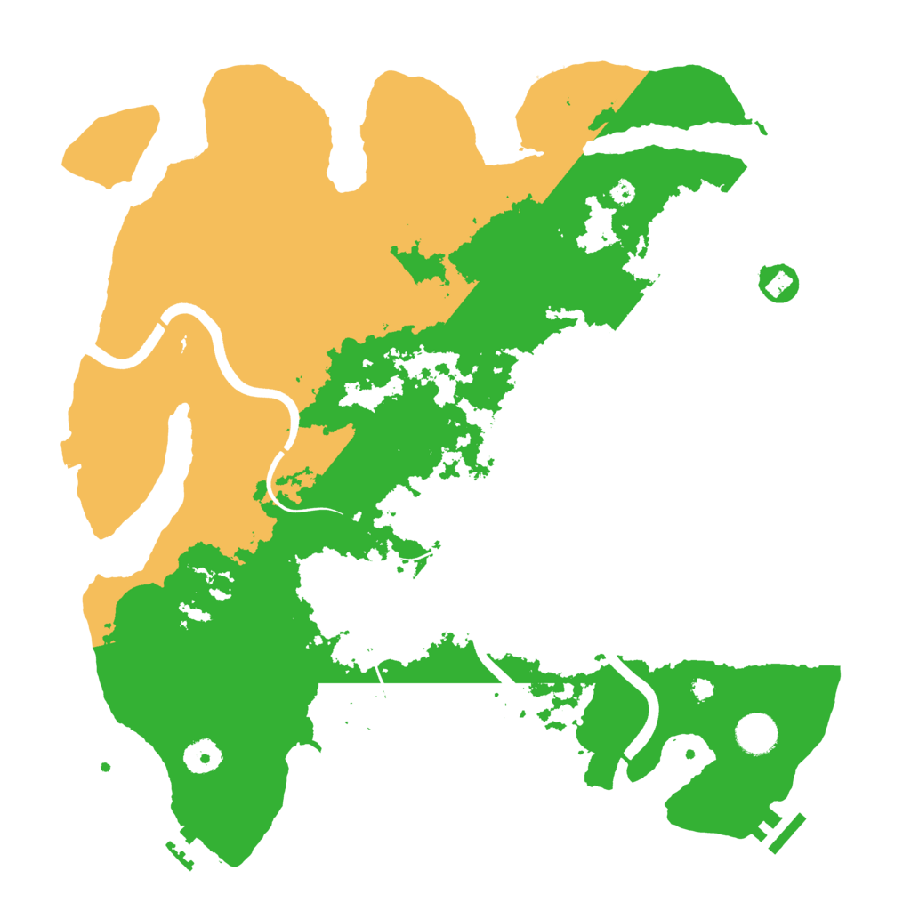 Biome Rust Map: Procedural Map, Size: 3850, Seed: 887903413