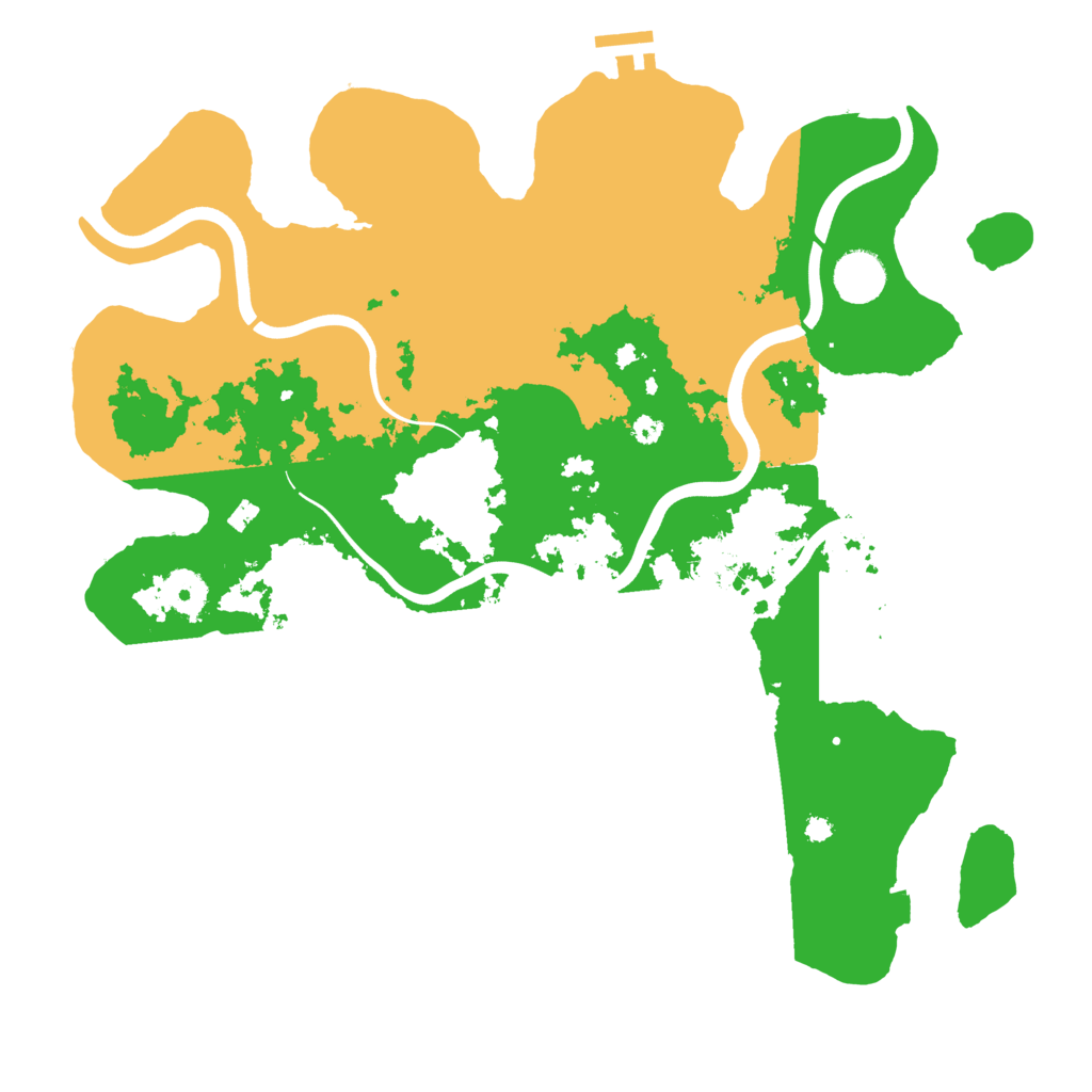 Biome Rust Map: Procedural Map, Size: 3800, Seed: 4572455