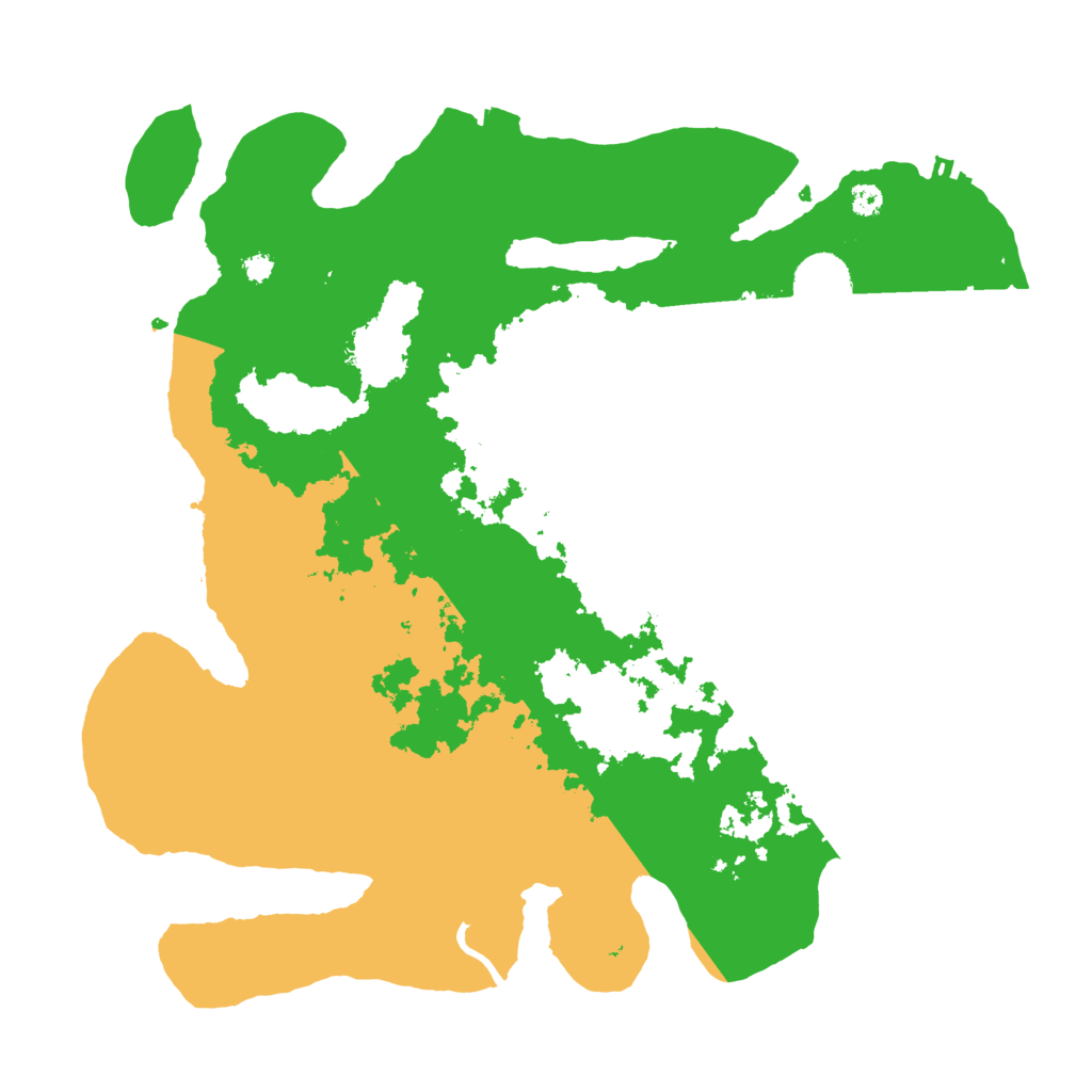 Biome Rust Map: Procedural Map, Size: 3500, Seed: 547015951